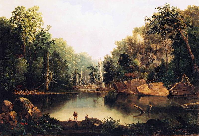 Robert S.Duncanson Little Miami River Norge oil painting art